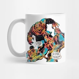 Motorcycles Monster Smoke Pollution Horror Fear Terror Comic Vintage Cartoon Mug